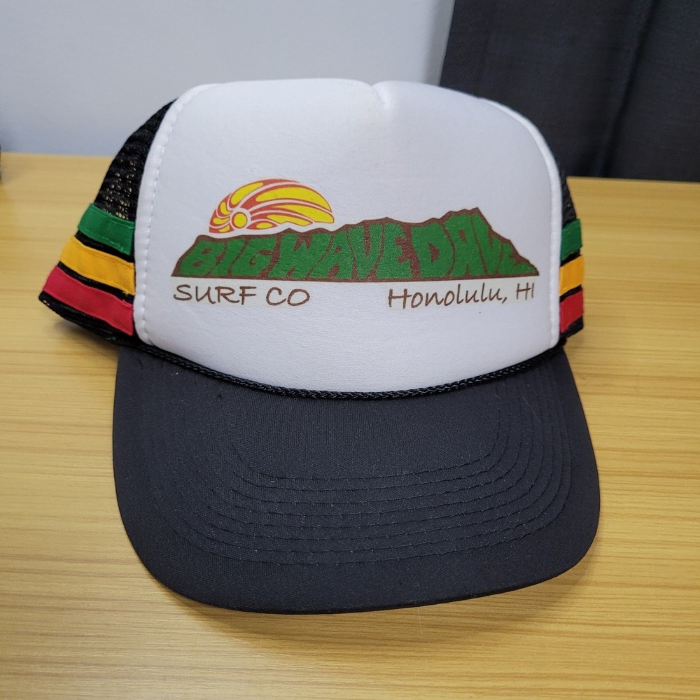 Big‎ Wave Dave Surf Co Hat Snapback Honolulu, Hawaii Adjustable Cap